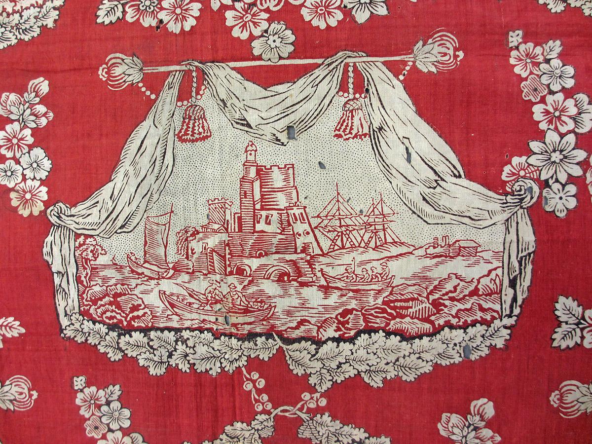 1979.0058.008 textile, printed detail 2