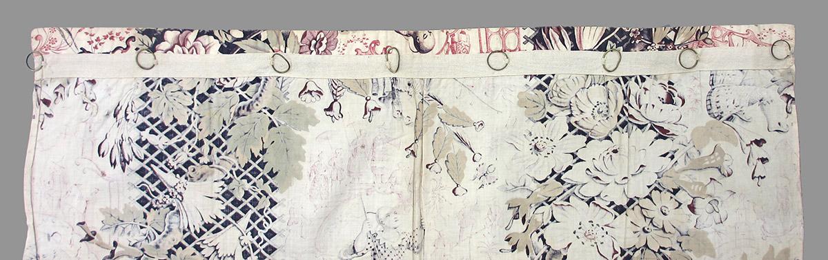 1979.0058.012 textile, printed reverse detail