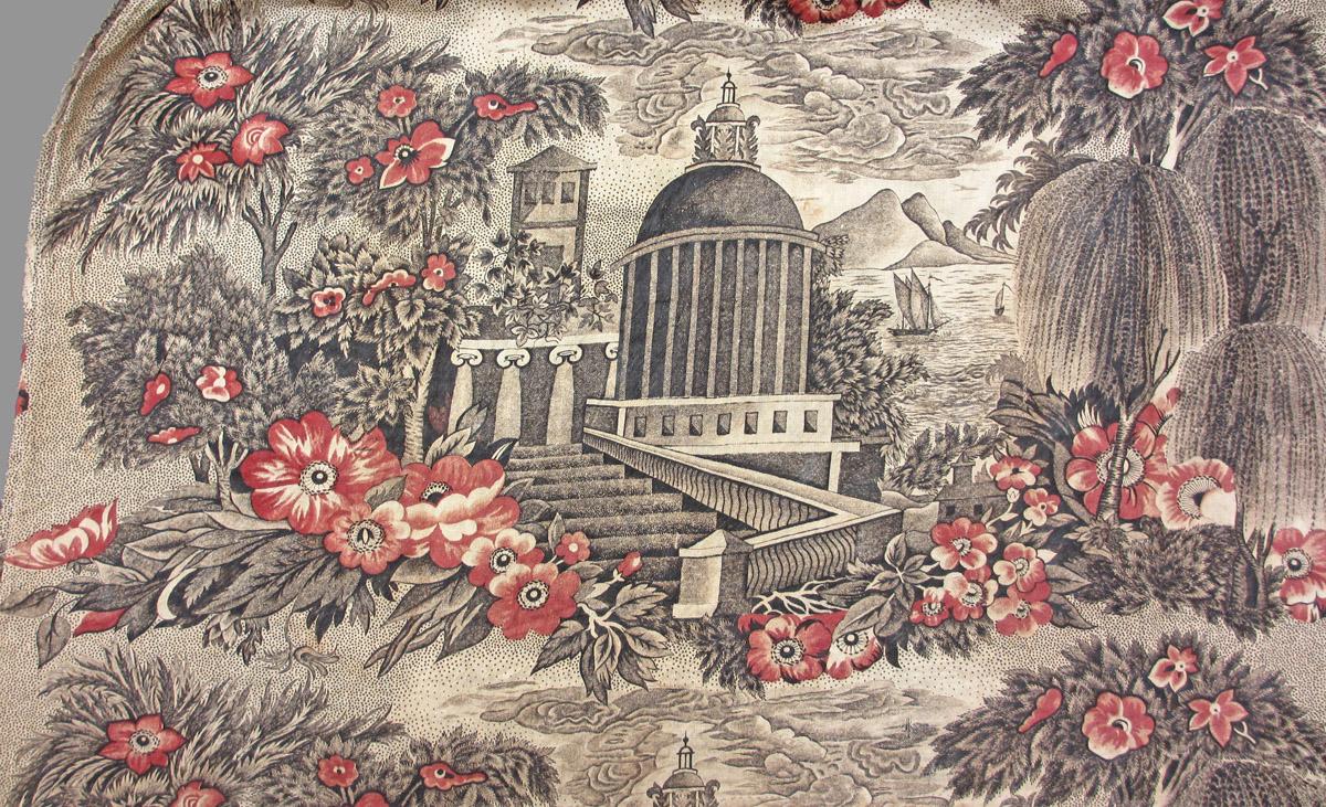 T2144 textile, printed design repeat