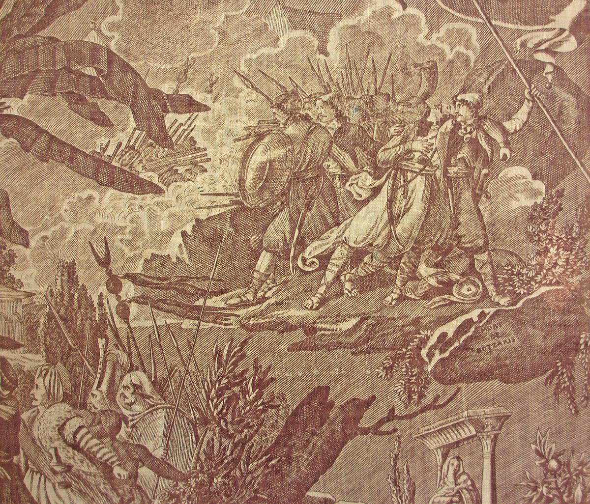 1979.0058.016 textile, printed detail 5
