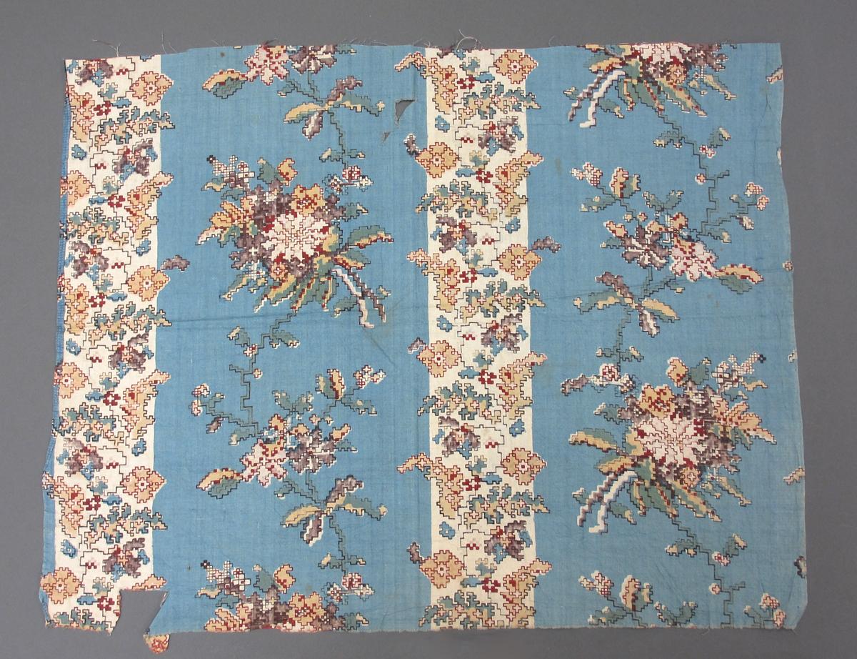1979.0058.021 Textile, printed reverse