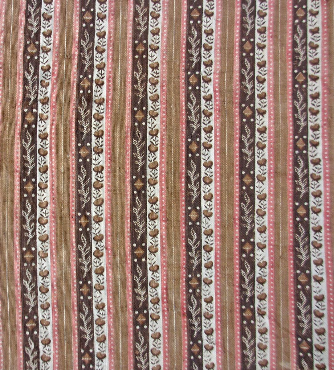 1979.0058.027 textile, printed reverse repeat