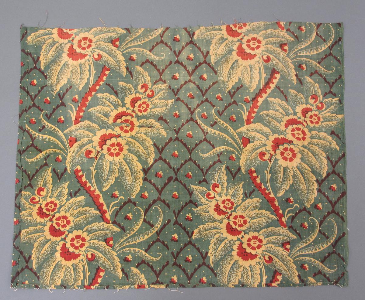 1979.0058.031 Textile, printed reverse