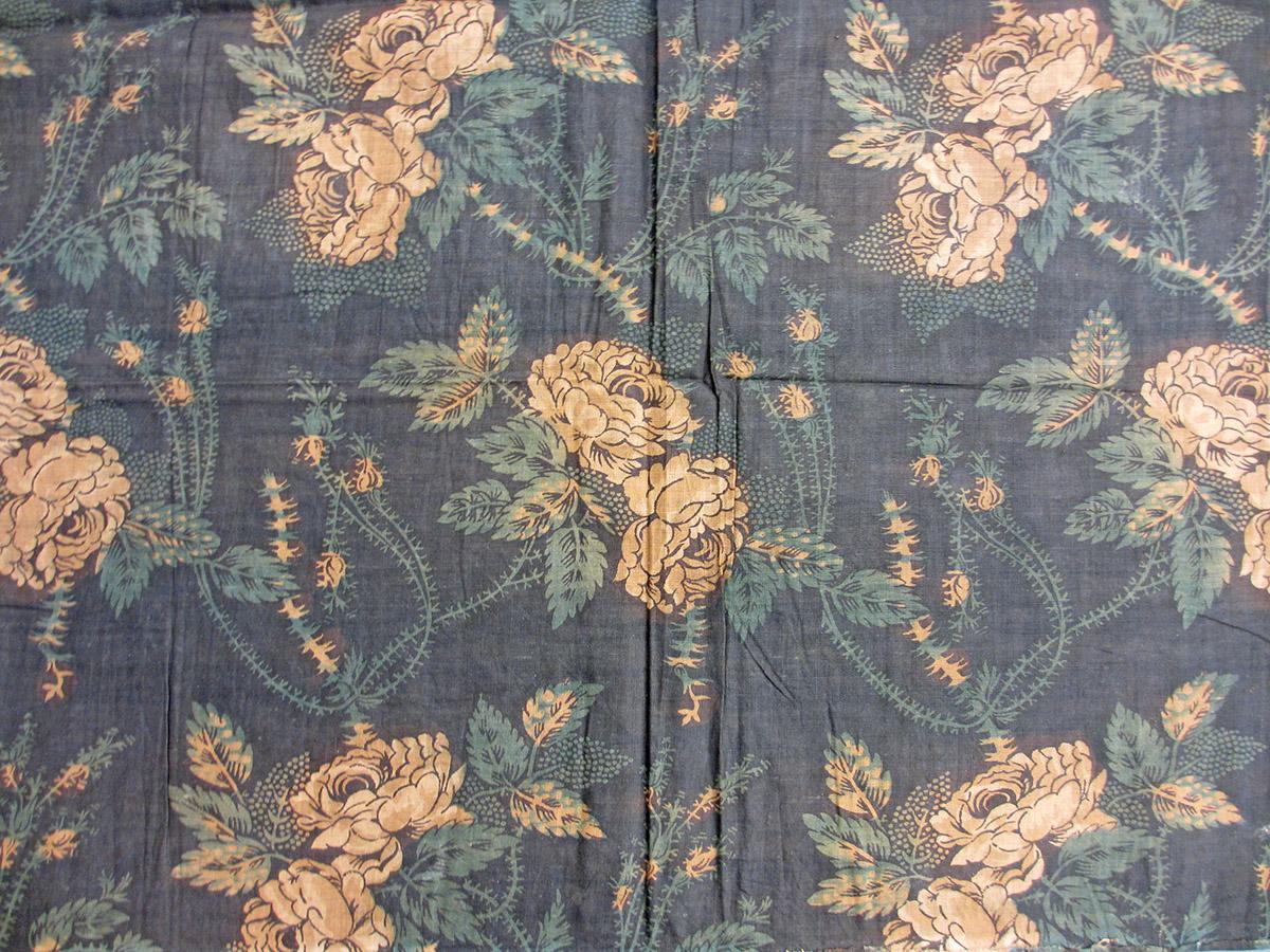 1979.0058.049 textile, printed detail repeat