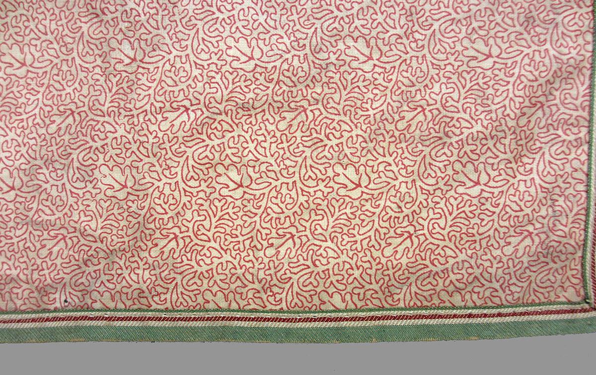 1979.0058.050 A textile, printed partial reverse