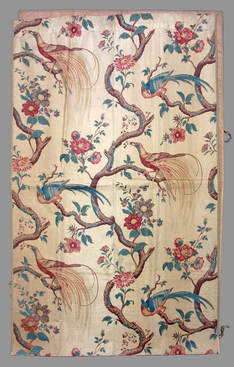 1979.0058.050 A textile, printed partial obverse