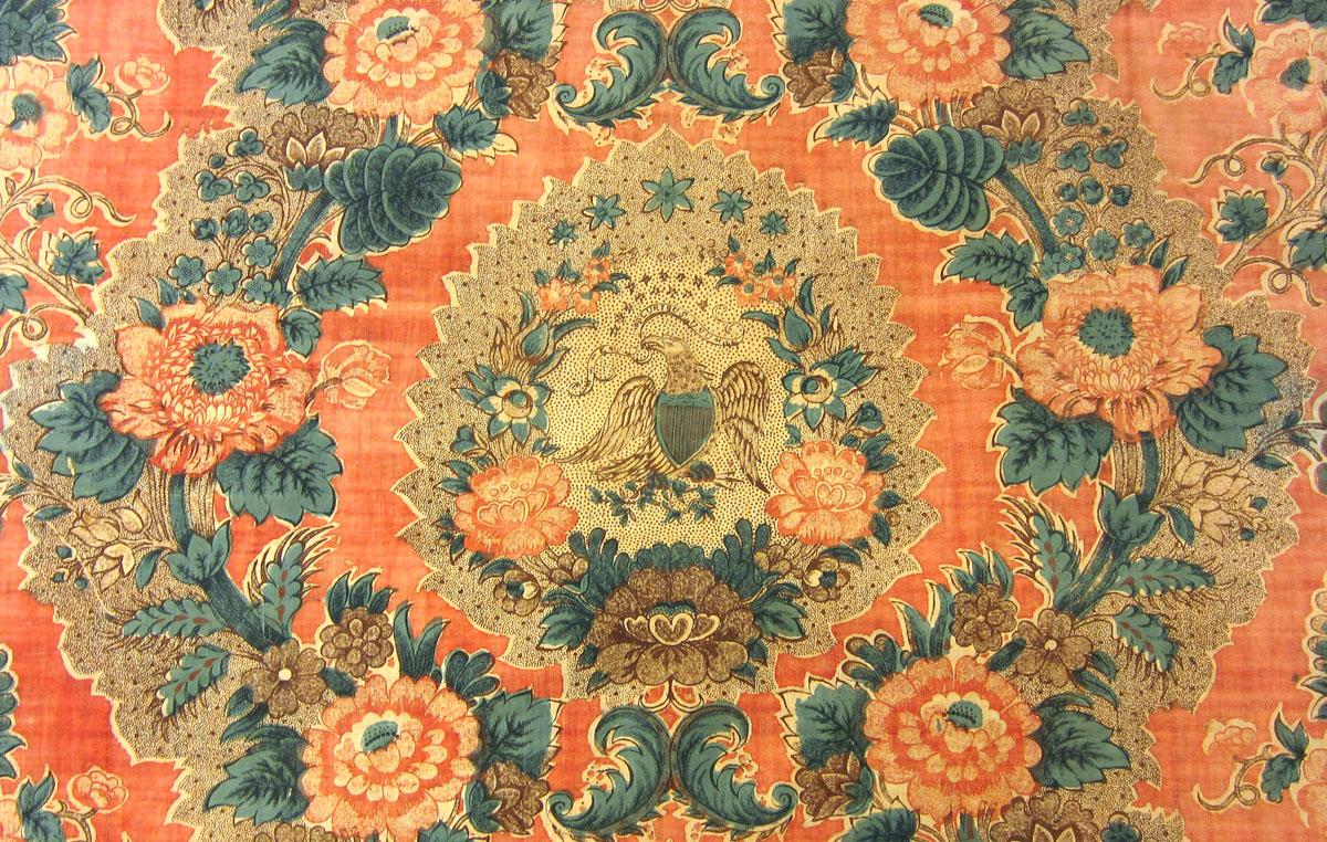 T110.1 textile, printed design repeat