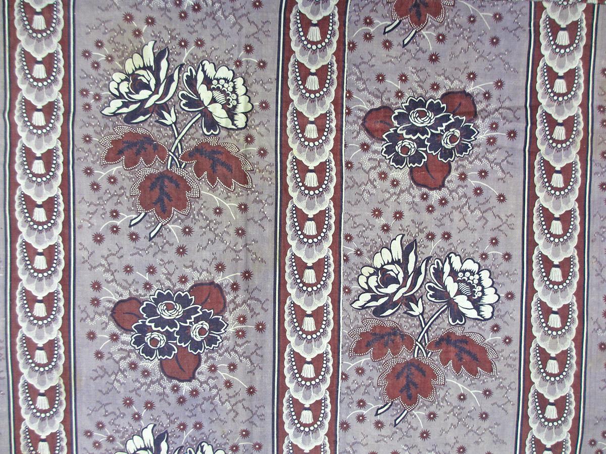 1979.0058.061 A textile, printed design repeat