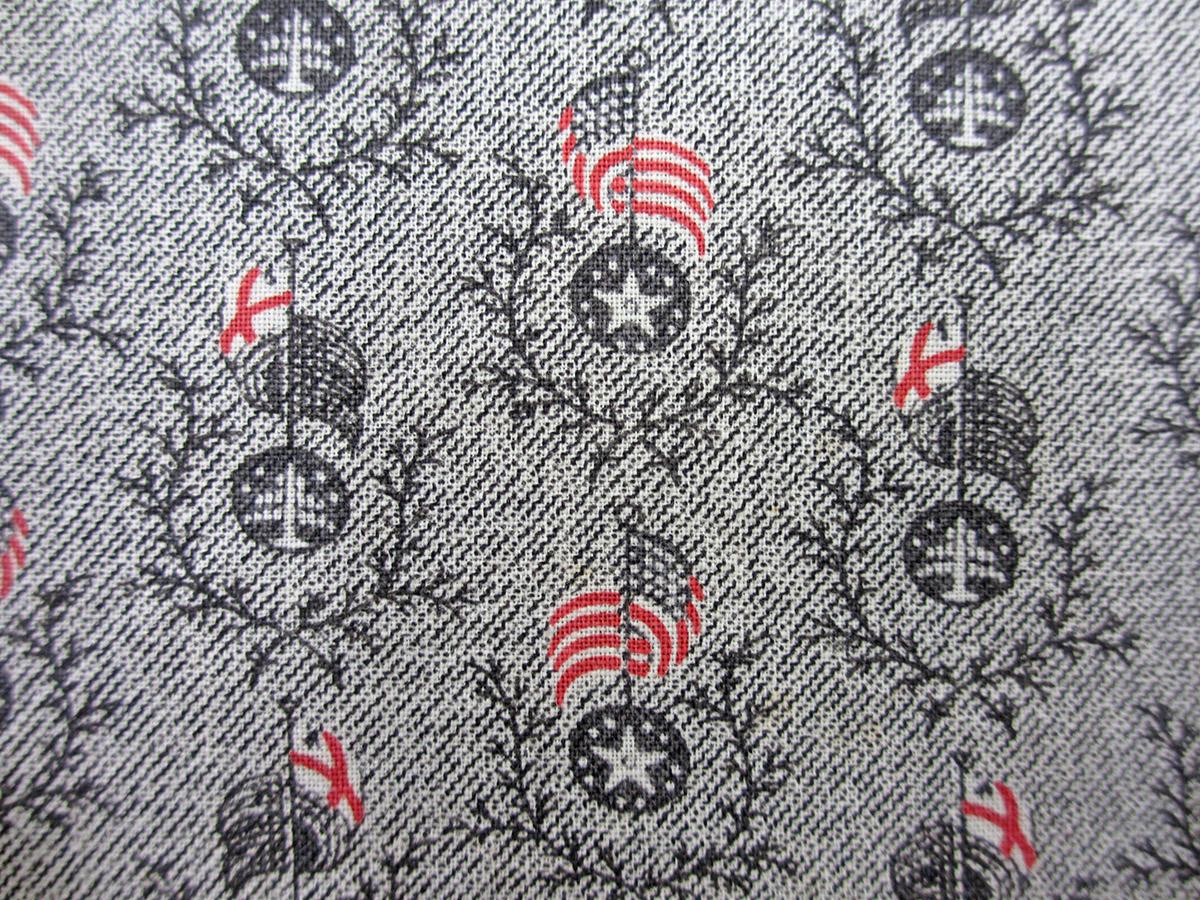 1979.0058.068 A, B textile, printed design repeat