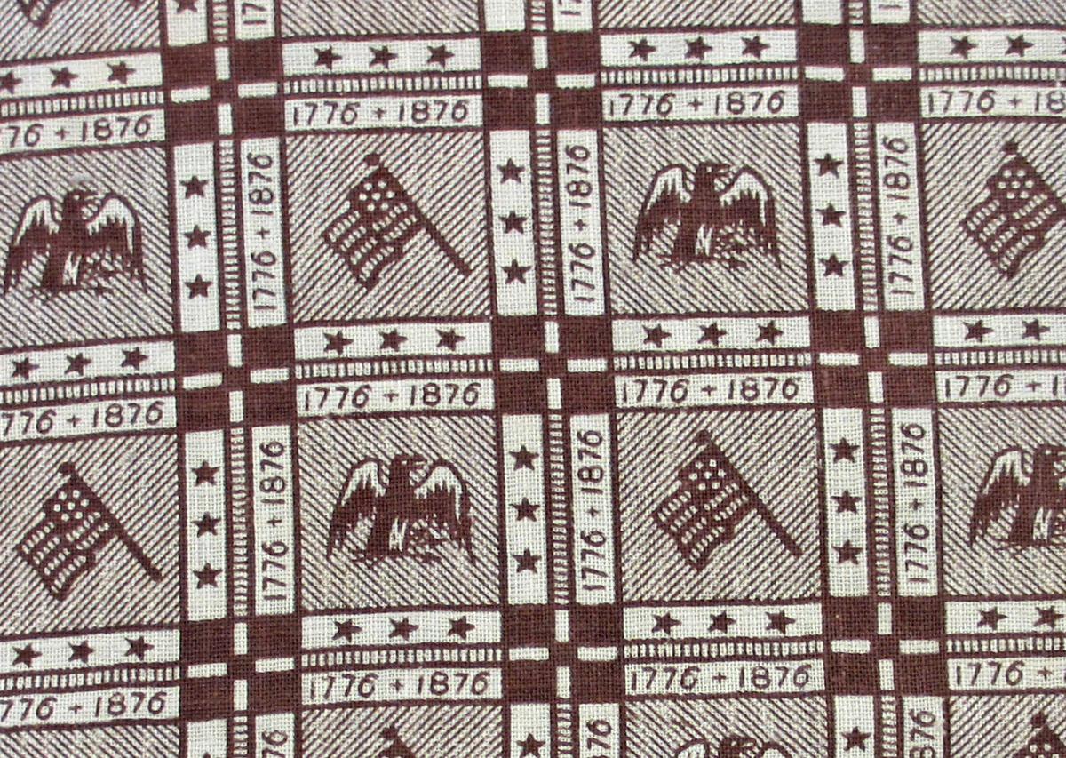 1979.0058.073 A textile, printed design repeat