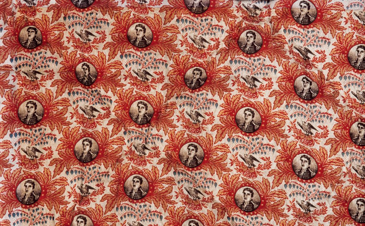 T126 textile, printed design repeat
