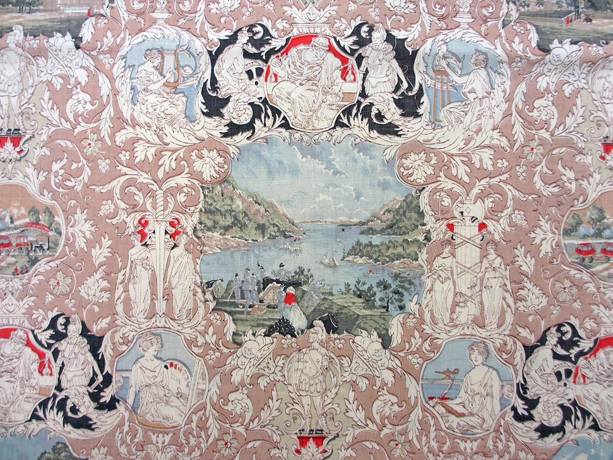 1979.0058.083 textile, printed detail 1