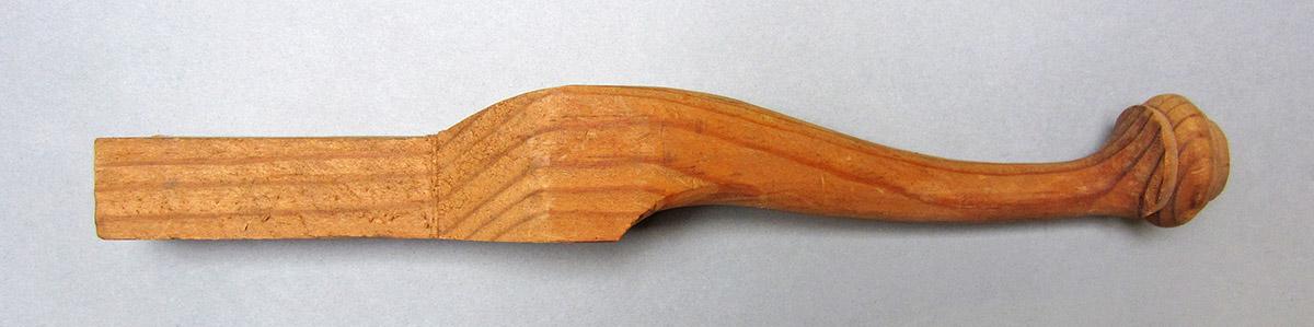 1979.0066.009, Blank (cabriole leg), side 1