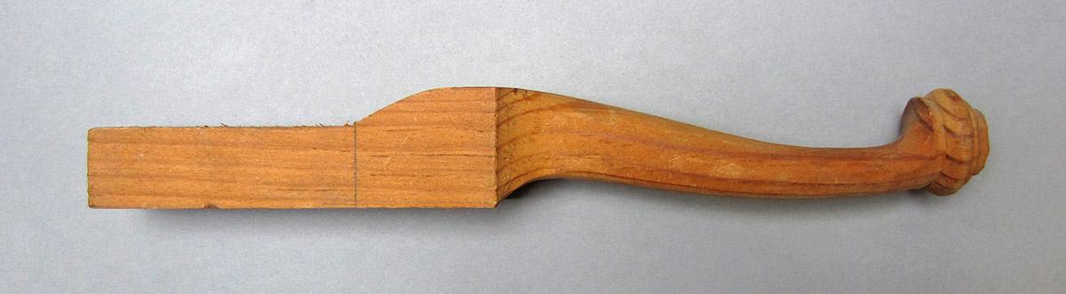 1979.0066.009, Blank (cabriole leg), side 3