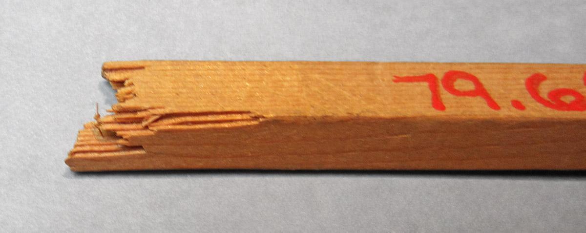 1979.0066.032 A, B, Cabinet lock, broken end detail