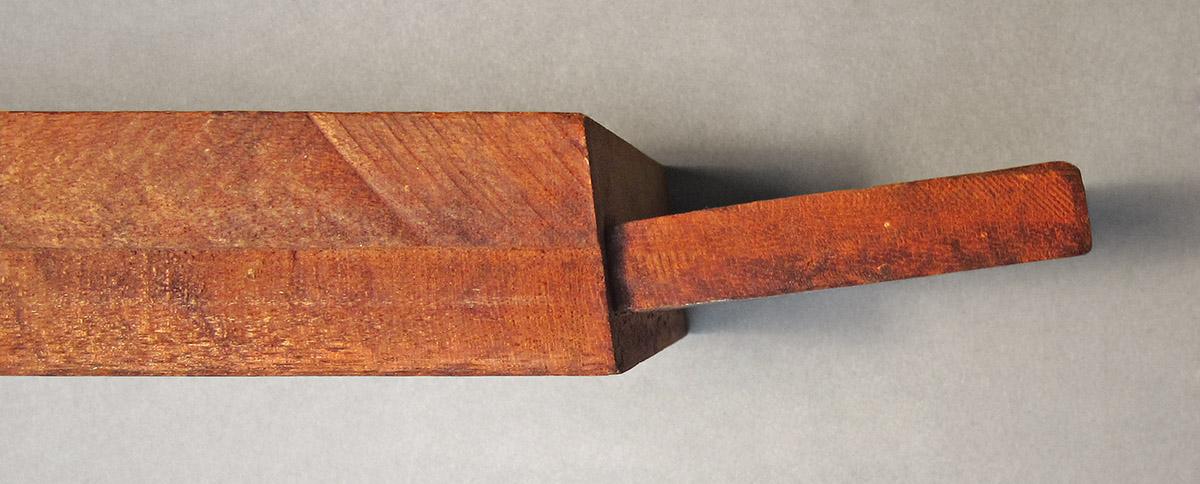 1979.0066.070, Chair seat rail, end detail 2