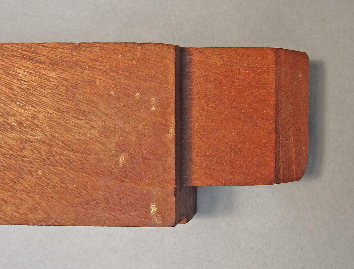 1979.0066.070, Chair seat rail, end detail 3