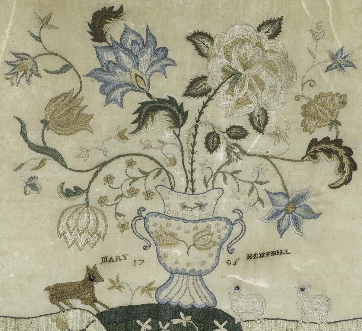 1979.0067 Sampler, Detail