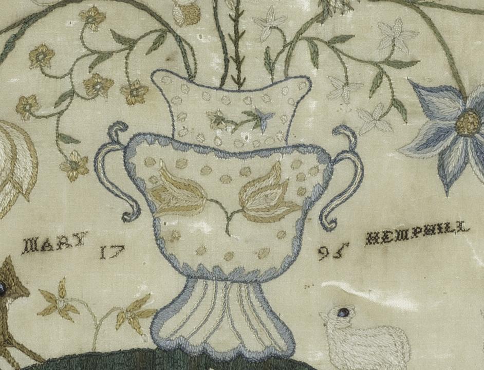 1979.0067 Sampler, Detail 6