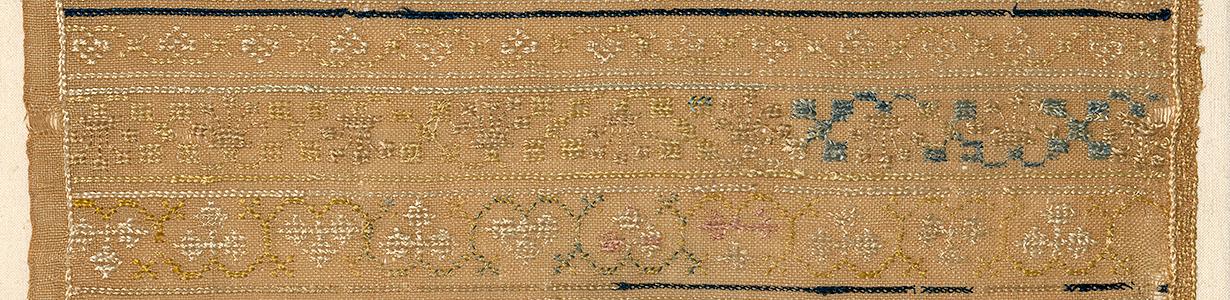 1979.0069 Sampler, Detail 2