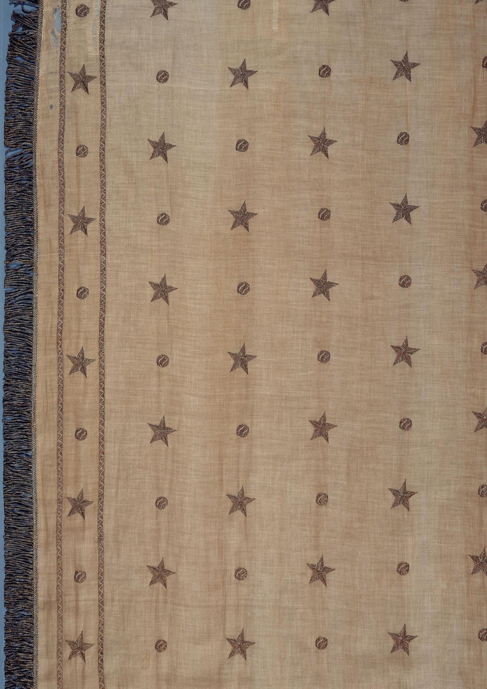 1957.1346.001 Window hanging, detail 4