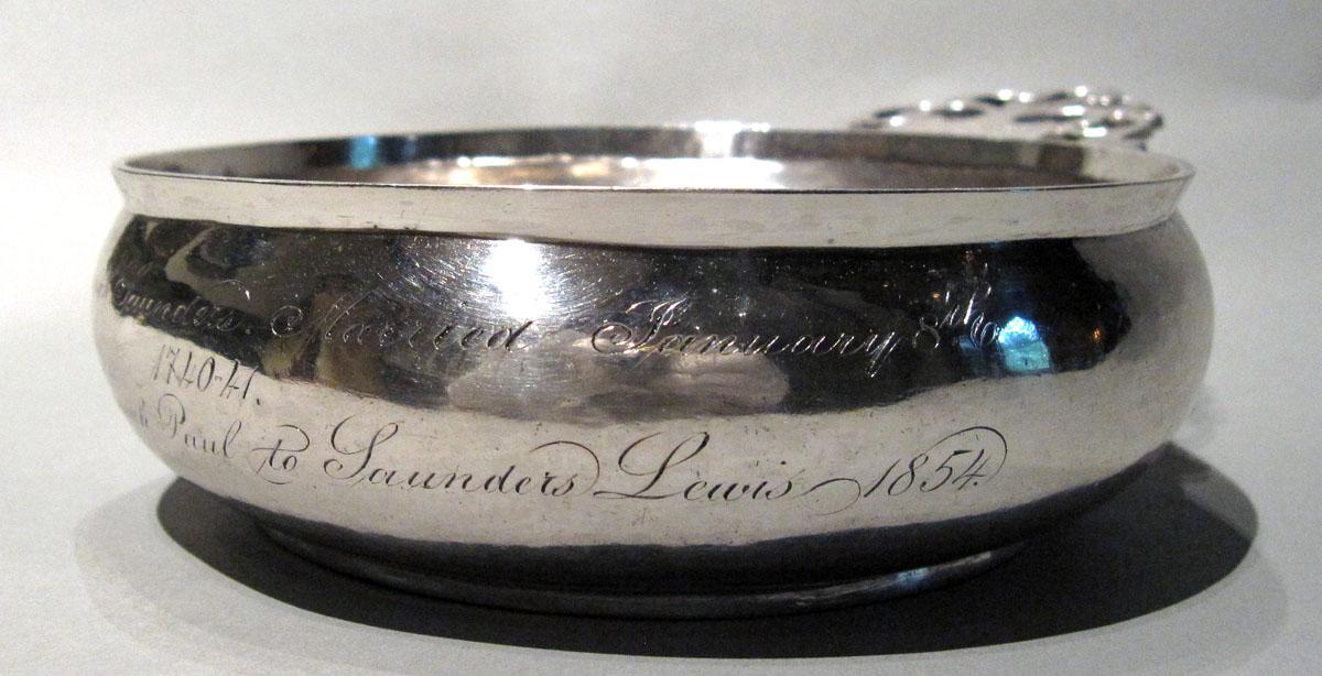 1979.0209 Silver Porringer engraving part 2