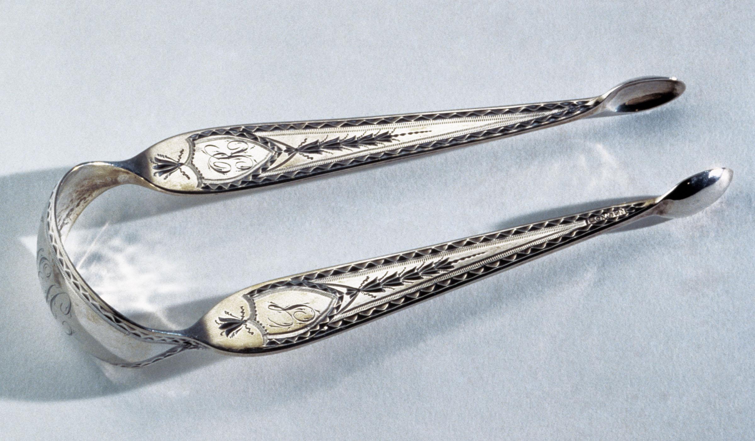 1979.0213 Sugar Tongs, view 1