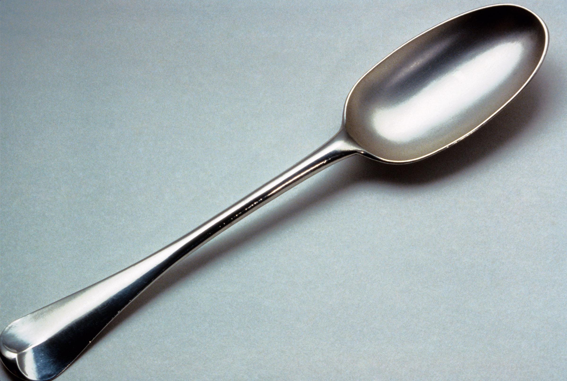 1979.0214.001 Spoon, Dessert Spoon, view 1