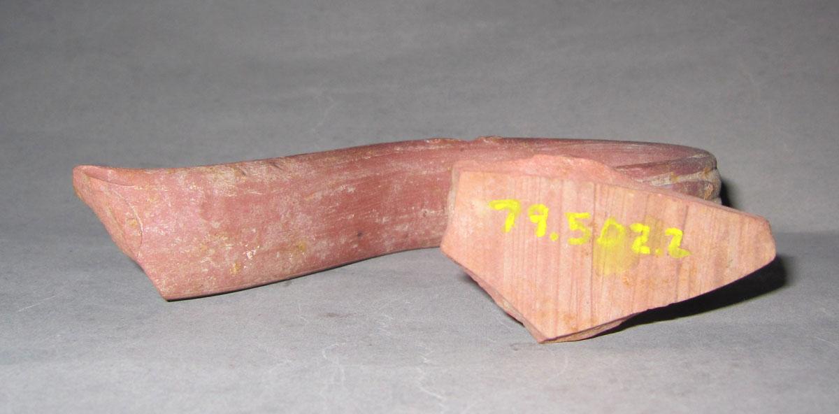 1979.0502.002 Redware teapot handle underside