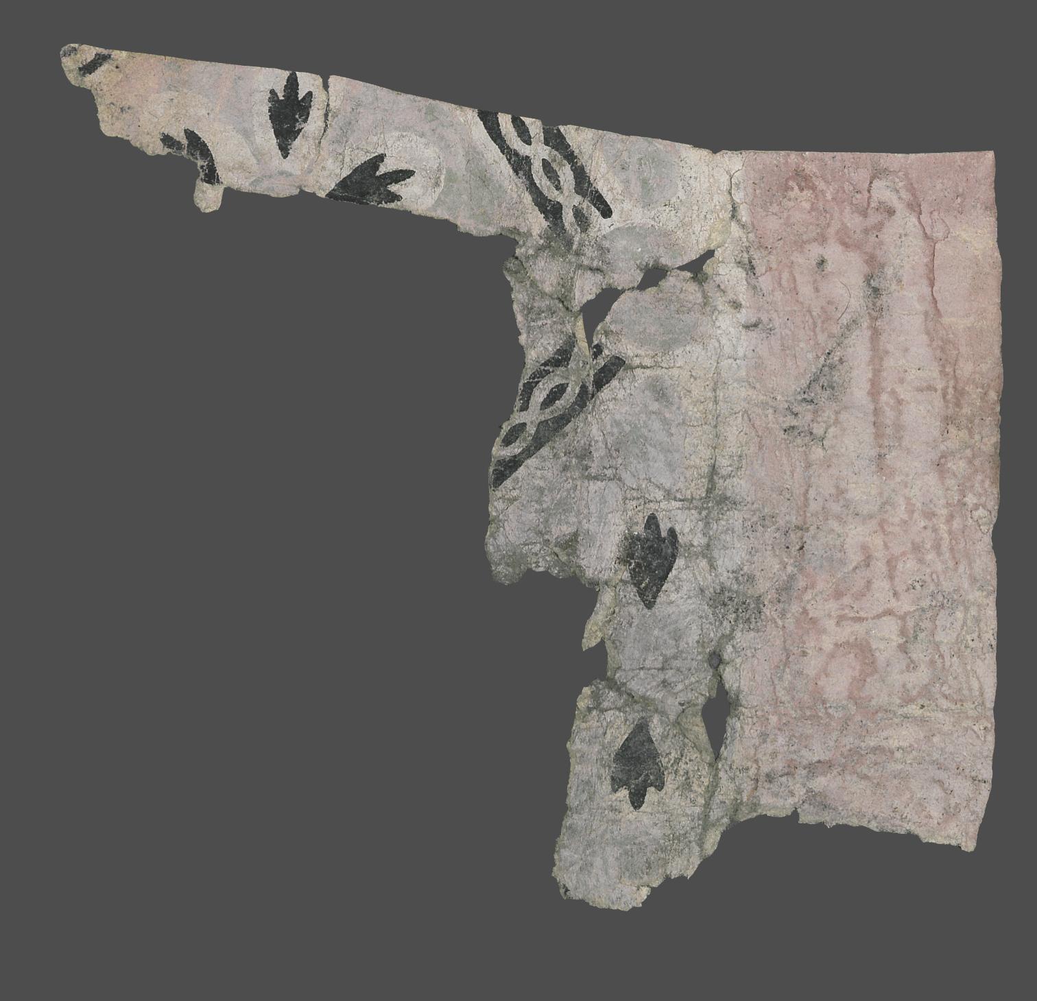 1980.0043 Wall covering, Fragment 3, piece 2