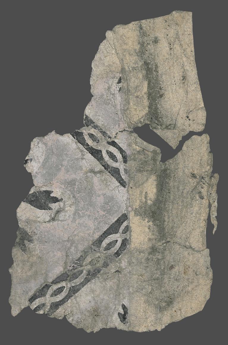 1980.0043 Wall covering, Fragment 6, piece 3