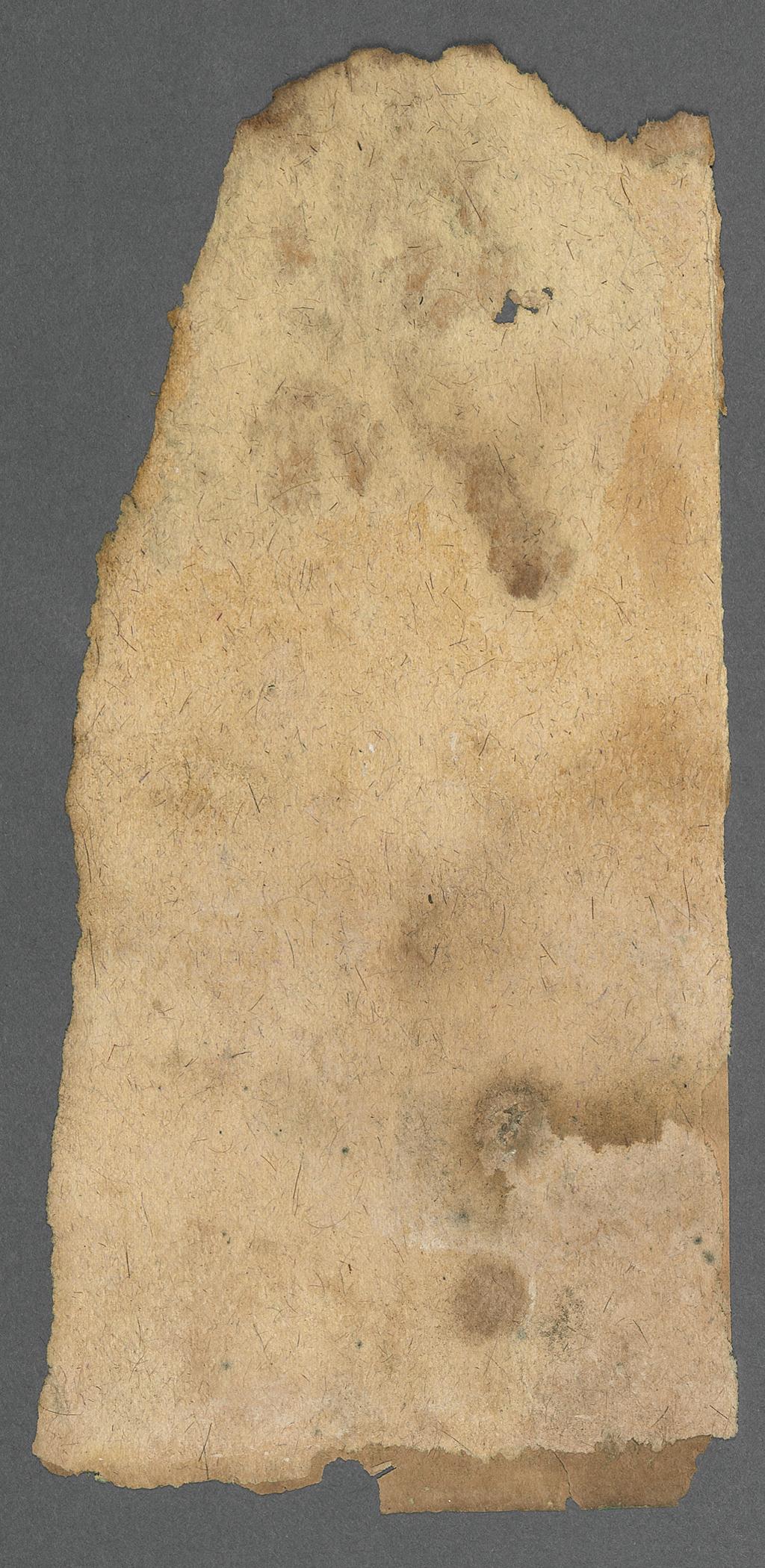 1980.0044.001 Wall covering, Fragment 2, reverse