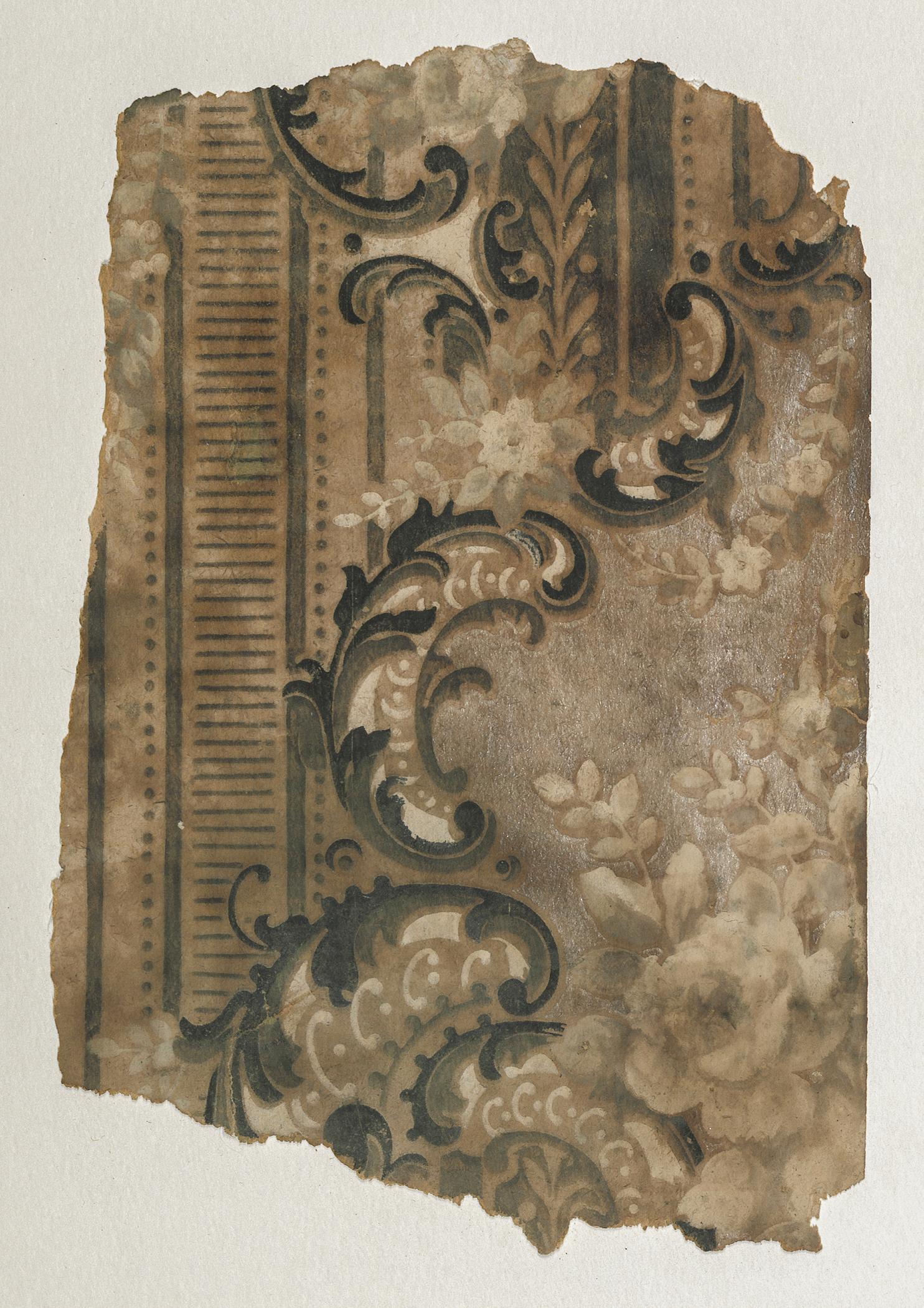 1980.0044.002 Wall covering, Fragment 5, view 1