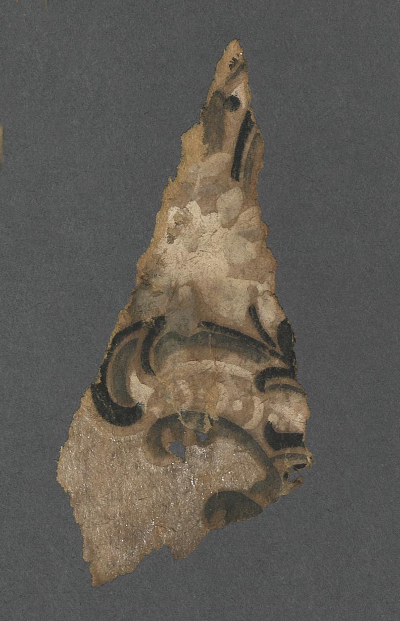 1980.0044.002 Wall covering, Fragment 3