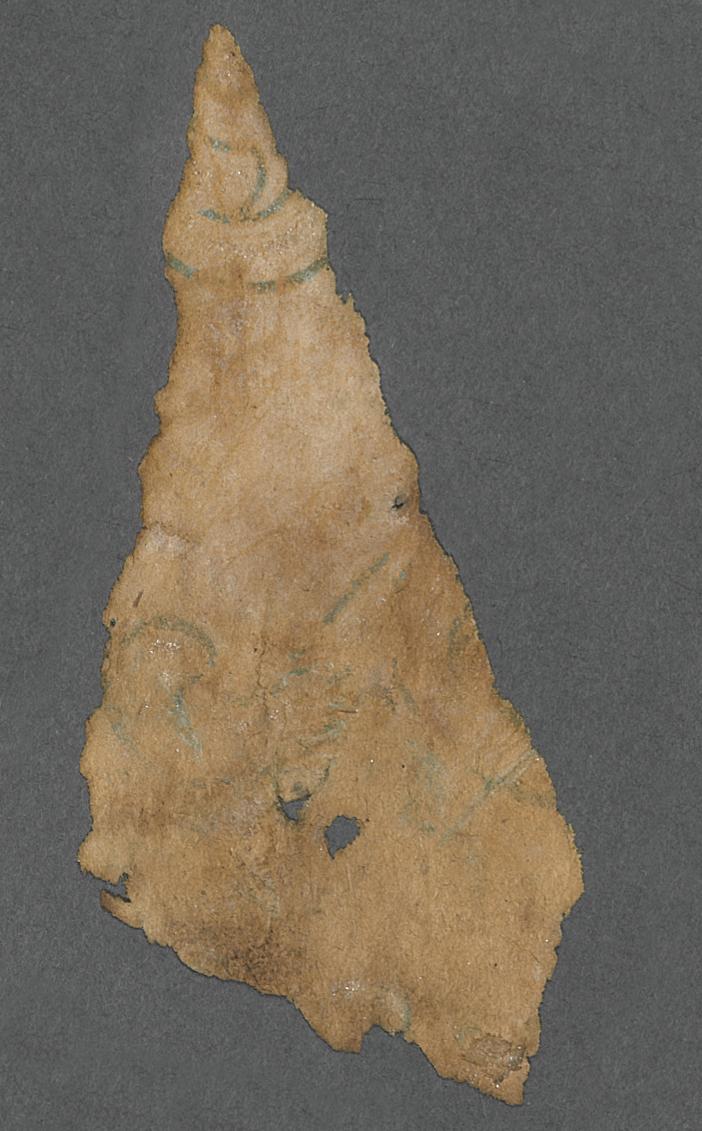 1980.0044.002 Wall covering, Fragment 3, reverse