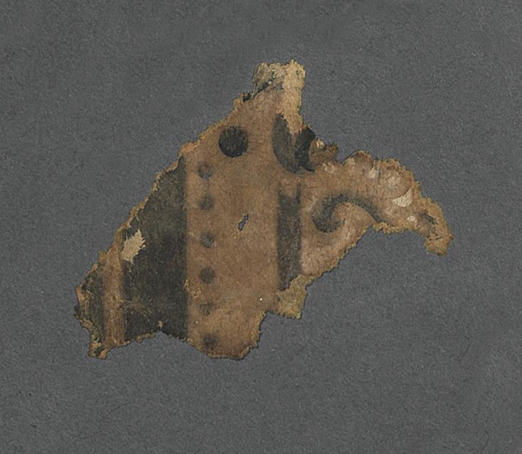 1980.0044.002 Wall covering, Fragment 4