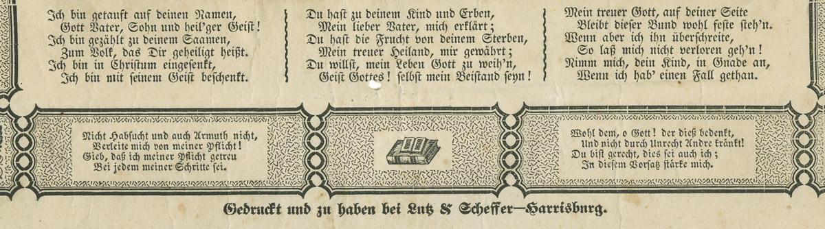 1980.0049 Fraktur, detail 4