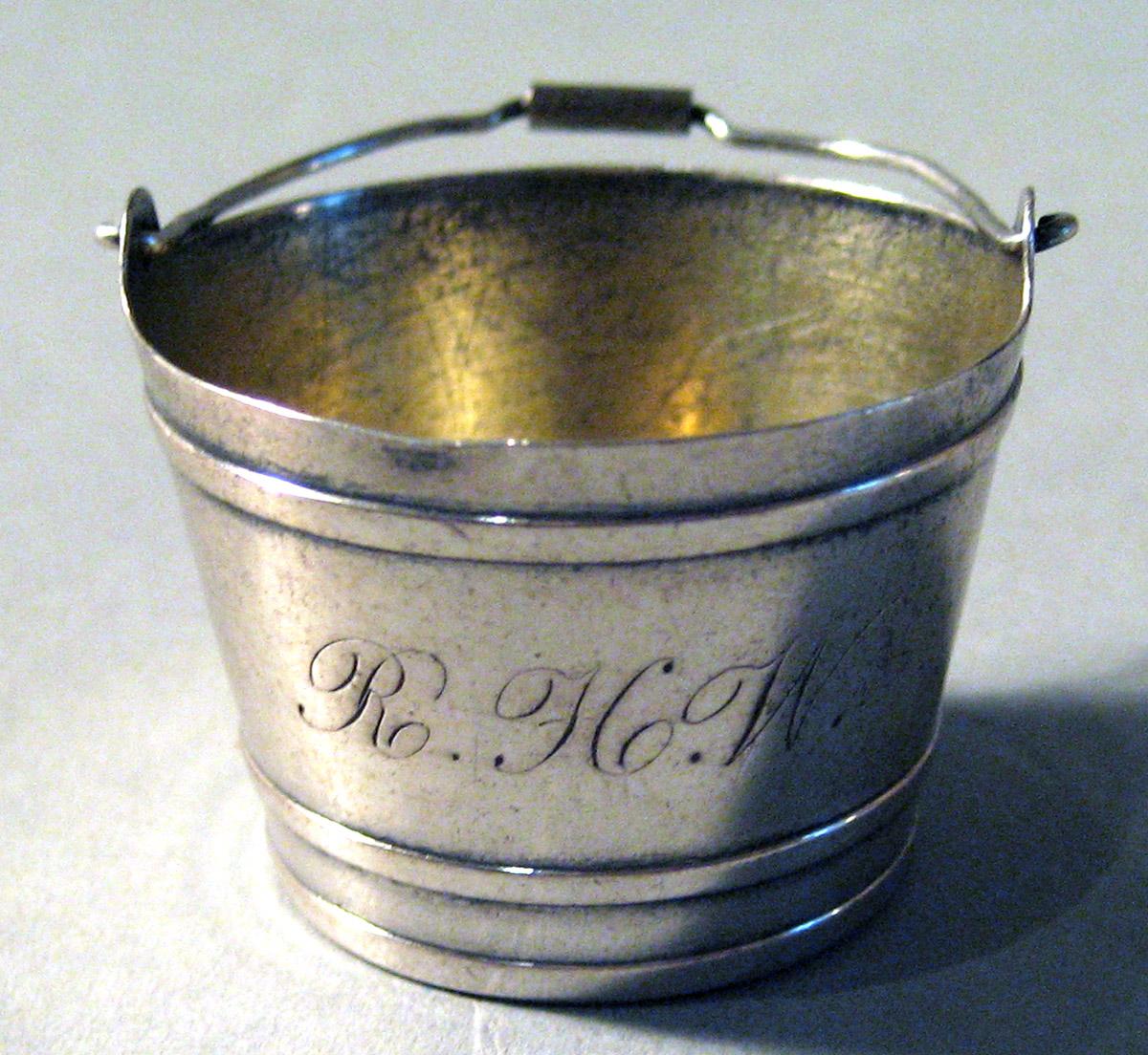 1980.0050 Silver Cream Pail