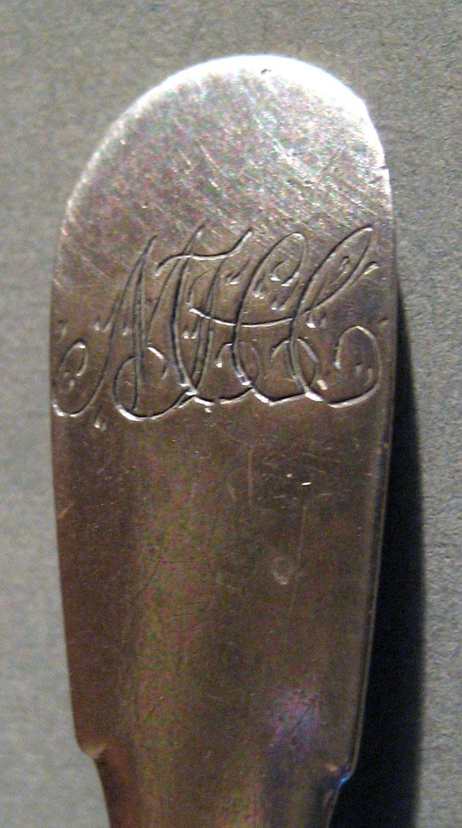 1980.0052 Silver Spoon engraving