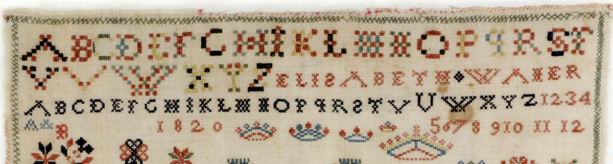 1980.0060 Sampler, Detail