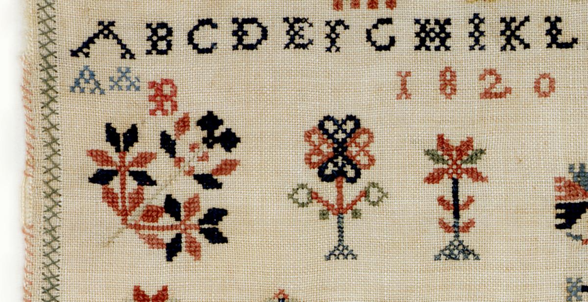 1980.0060 Sampler, Detail 7