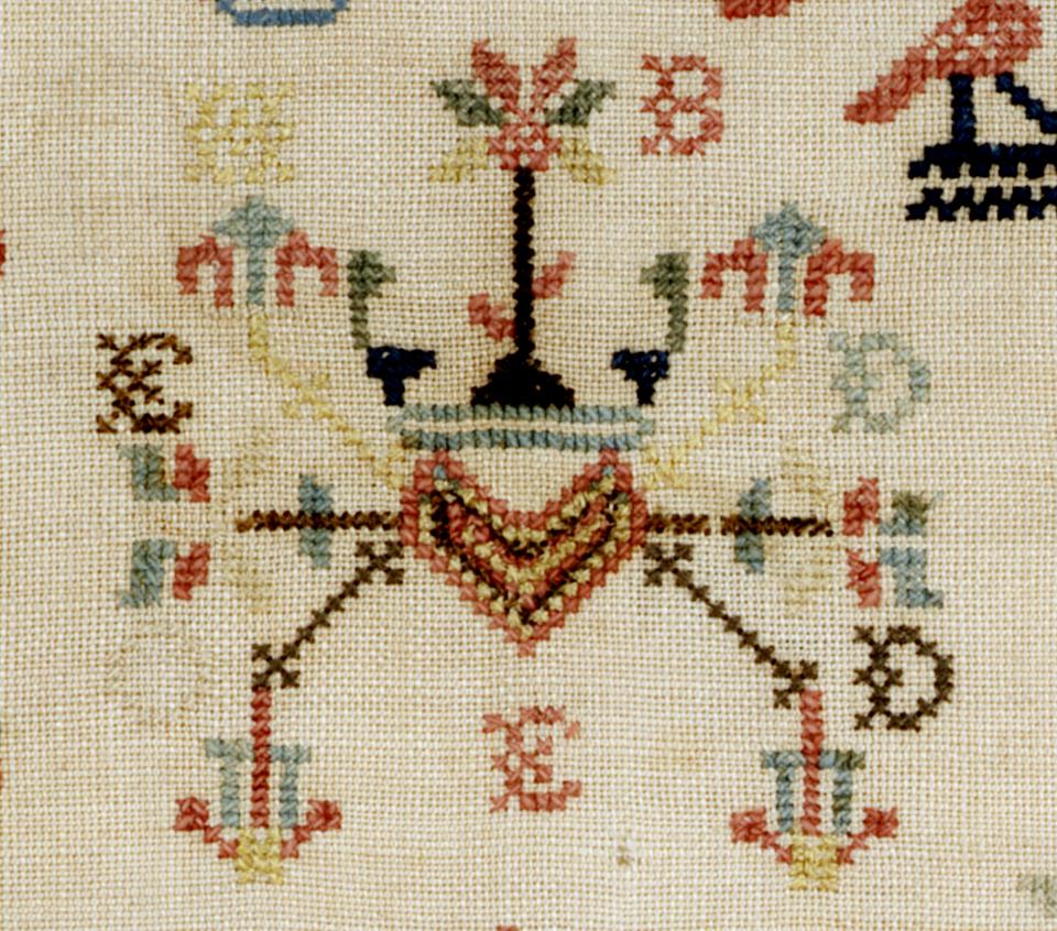 1980.0060 Sampler, Detail 8