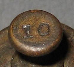 1980.0065.002 D Weight (mark)