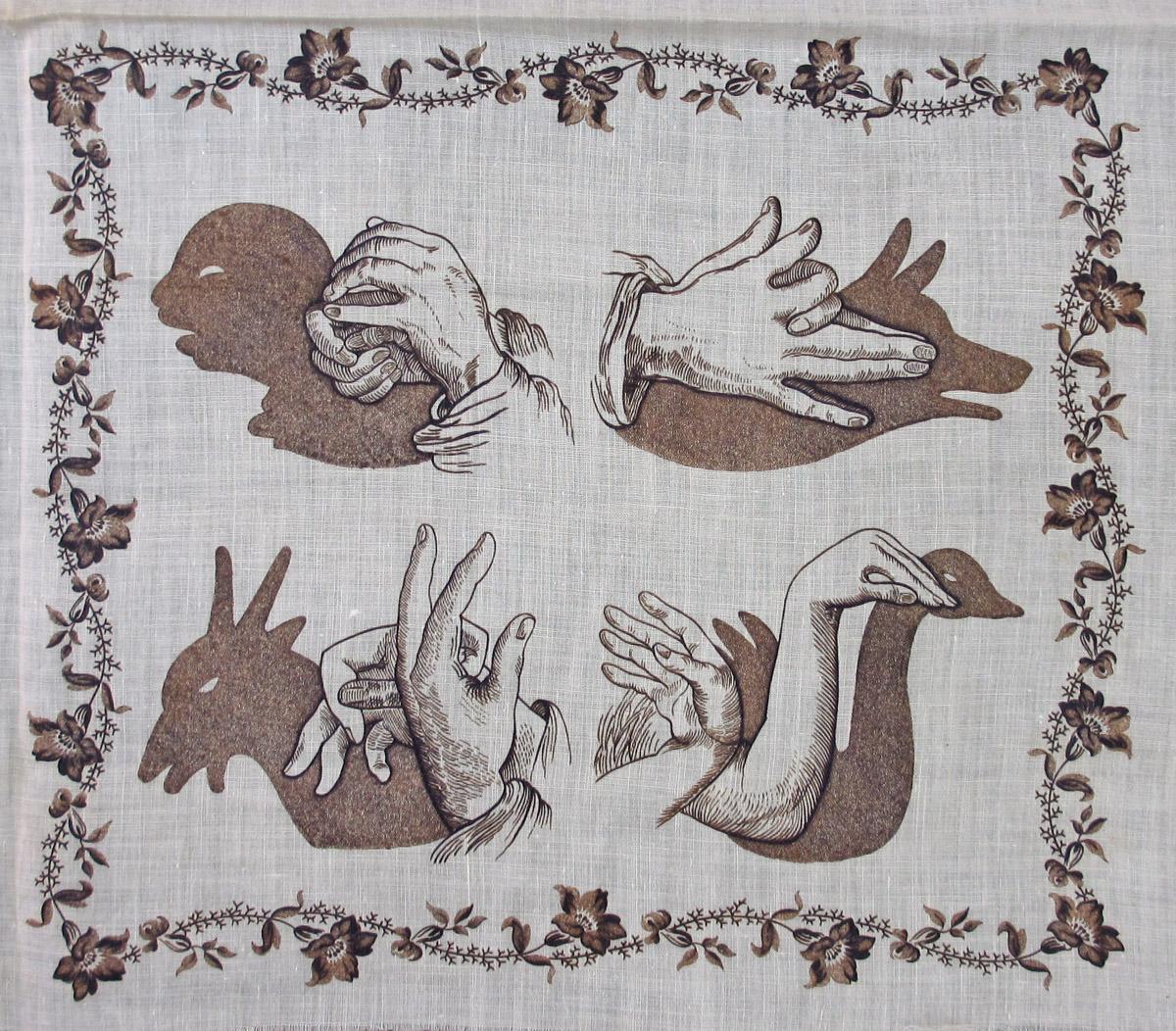 1980.0071 textile, printed detail 2