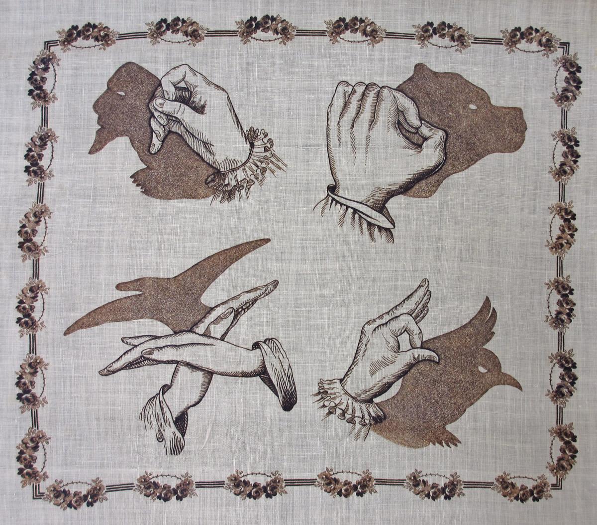 1980.0071 textile, printed detail 3