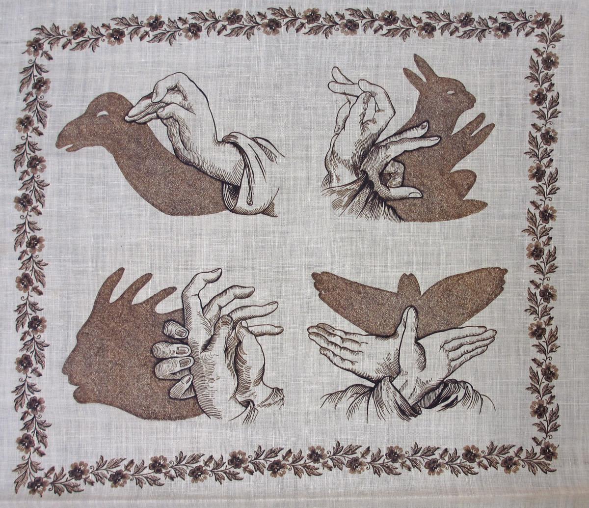 1980.0071 textile, printed detail 4