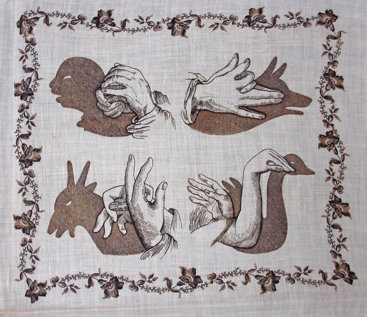 1980.0071 textile, printed detail 5