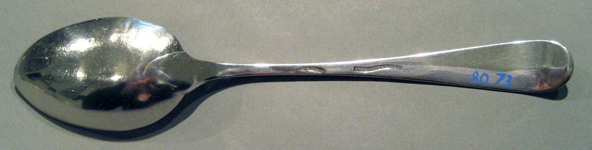 1980.0073 Silver Spoon underside