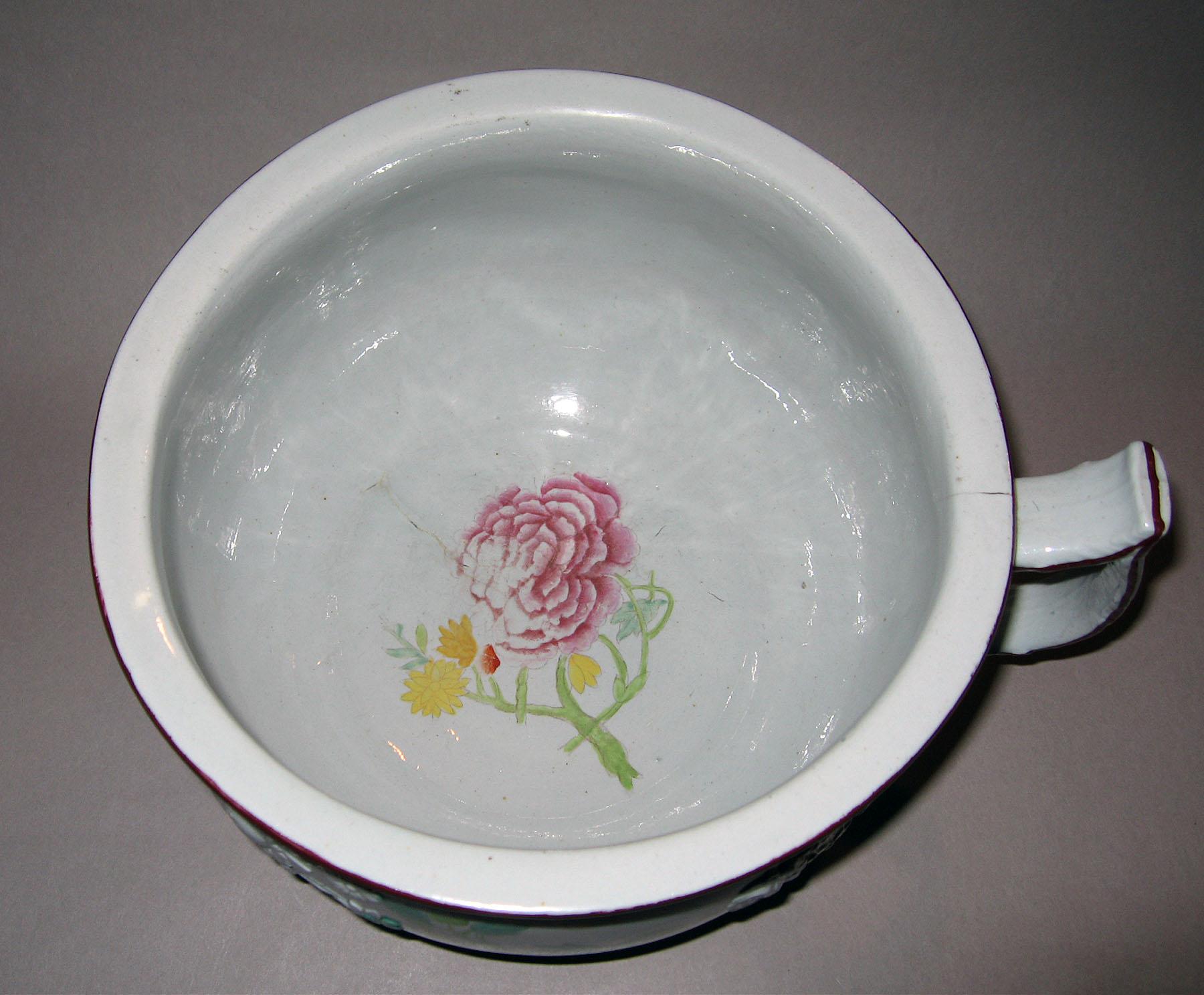 1980.0090 Ironstone chamber pot (interior)