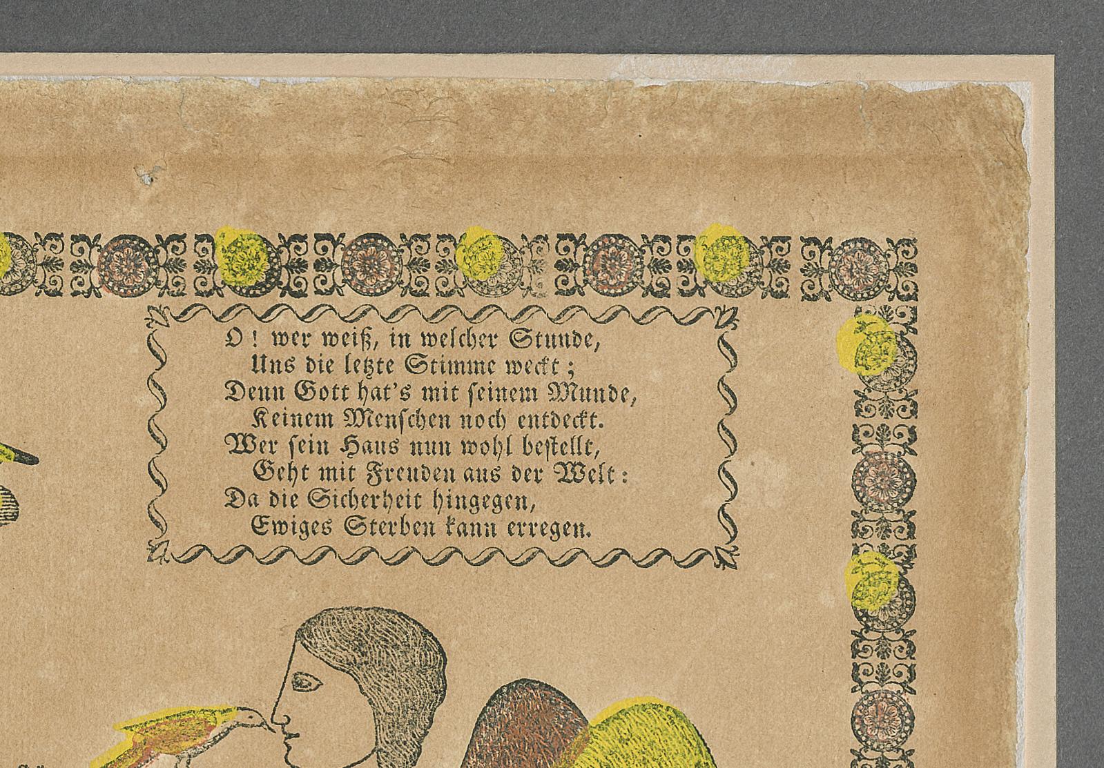 1980.0098 Fraktur, detail 2